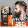 Men'S Wax Hair Comb 2 In 1 Moisturizing Styling Liquid Oil No-Greasy Gentle Long-Lasting Fluffy Remove Dandruff Gel With Comb