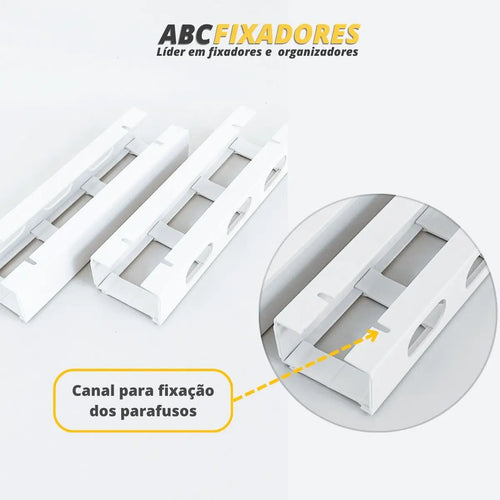 0,5 meters Modulated Guide Cable and Wire Organizer Easy Organize Double Sided Cable Fastener and Screwed Option