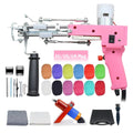 2 in 1 Tufting Gun Set Electric Touffing Pistol,7 – 21mm Tufting Pisto, with Wool Yarn and Tufting Canvas,Trimmer for Beginners