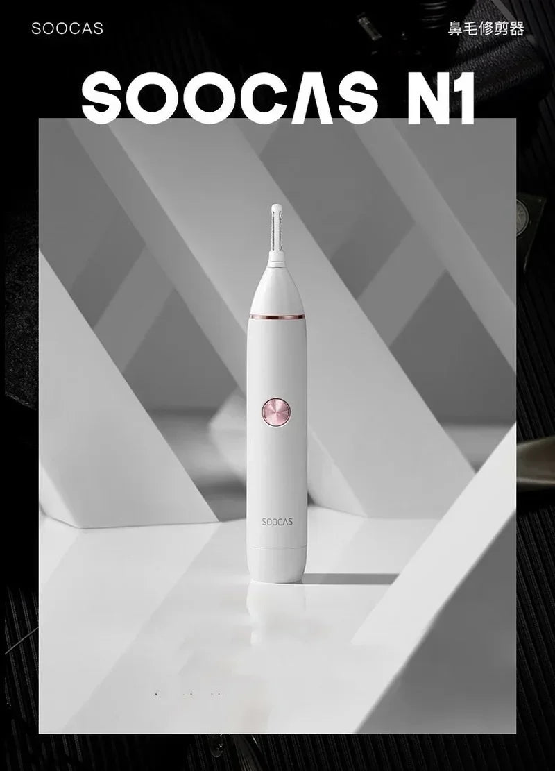 Nose Hair Trimmer Electric Eyebrow Shaver Ears Hair Razor Portable Clipper Removal Safe Cleaning for Man