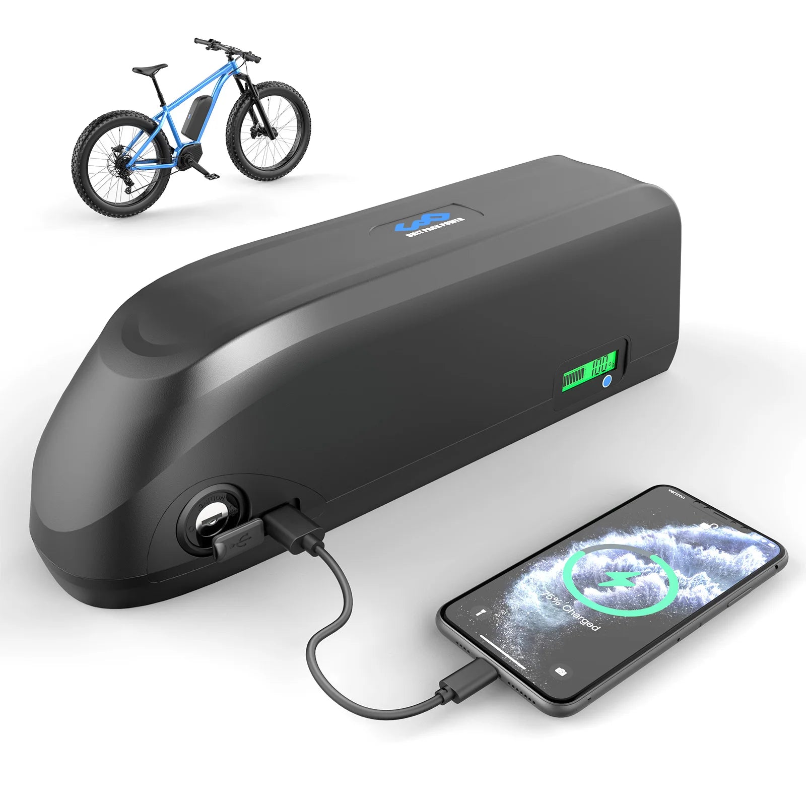 21700 Electric Bike Battery 48V 20Ah 52V 19.2Ah 6pins Downtube  for 500W 750W 1000W 1500W Electric  Fit for  Mileage Extension
