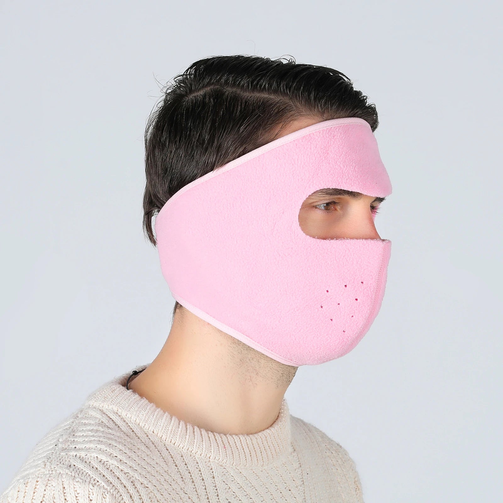 Winter Outdoor Sports Thermal Face Mask Fleece Ear Warmer Cover Fleece Earmuffs Riding Cycling Ski Mask  Balaclava for Men Women