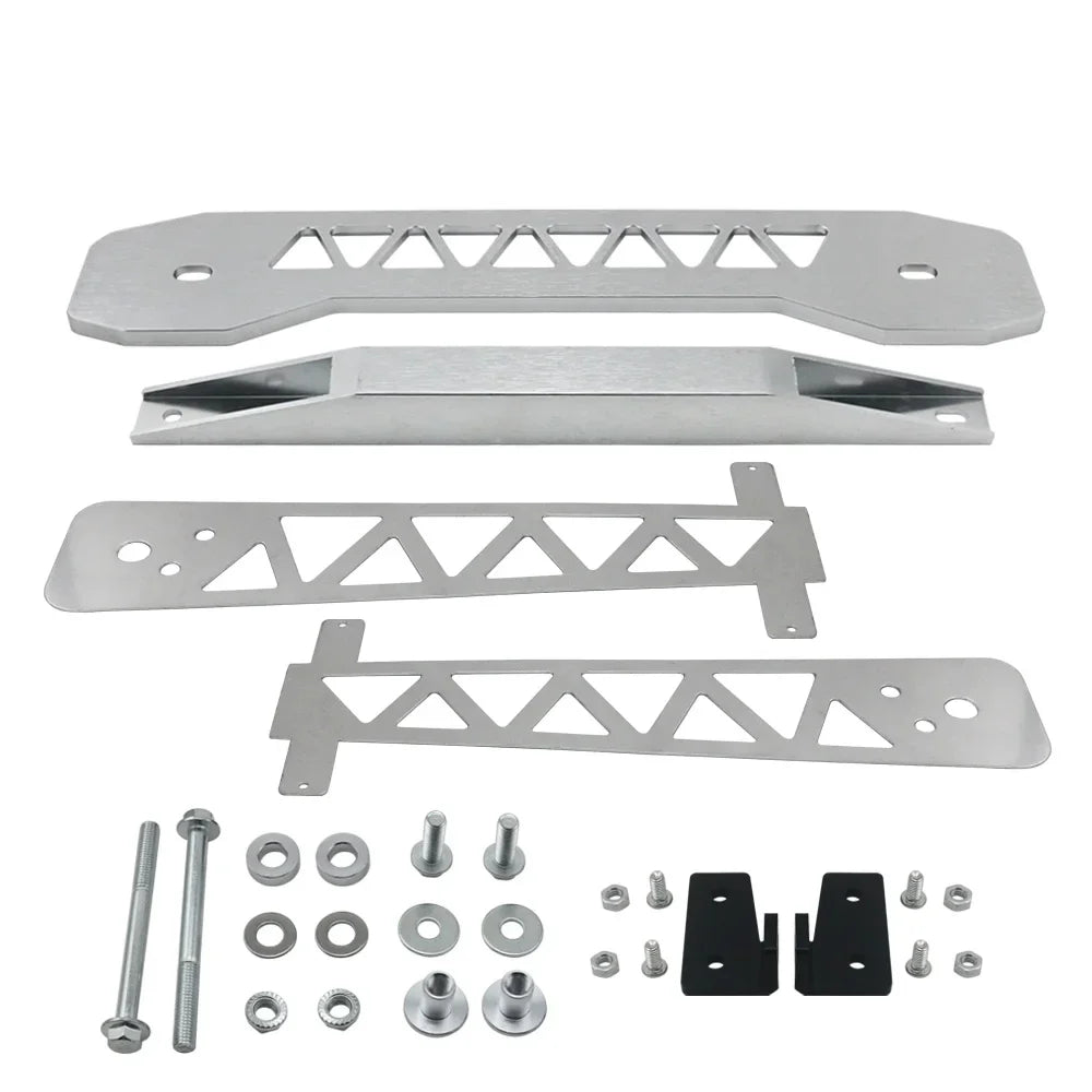 Aluminum REAR SUBFRAME BRACE TIE BAR LOWER CONTROL FAKE ARM COMPLETE KIT FOR HONDA CIVIC FG2 FD 06-11 Auto Parts & Accessories