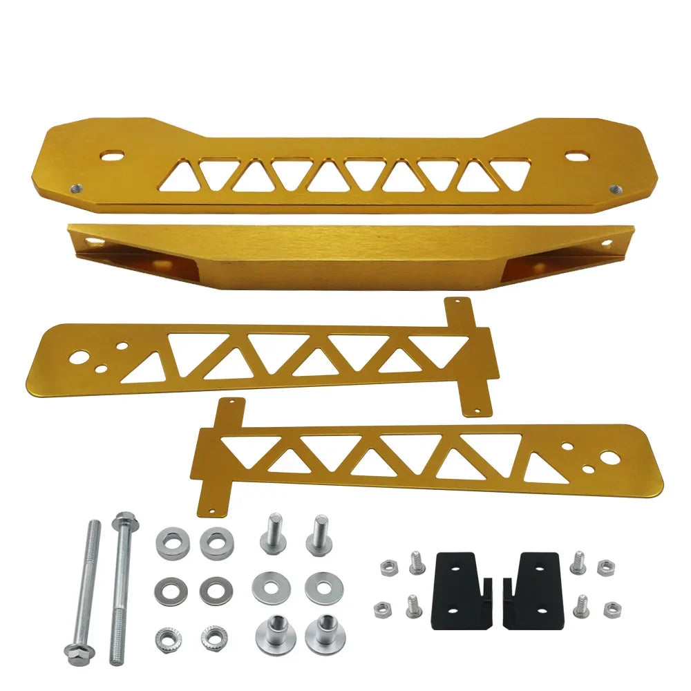 Aluminum REAR SUBFRAME BRACE TIE BAR LOWER CONTROL FAKE ARM COMPLETE KIT FOR HONDA CIVIC FG2 FD 06-11 Auto Parts & Accessories