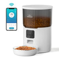 4L Automatic Pet Feeder For Cats WiFi Smart Swirl Slow Dog Feeder With Voice Recorder Large Capacity Timing Cat Food Dispenser