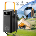 Portable Power Bank 120W 50000mAH Super Fast Charger Large Capacity External Battery Supports simultaneous charging of 7 devices