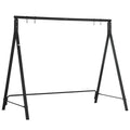 Outsunny Swing Stand, Meta Swing Frame, 528 LBS Weight Capacity, Black
