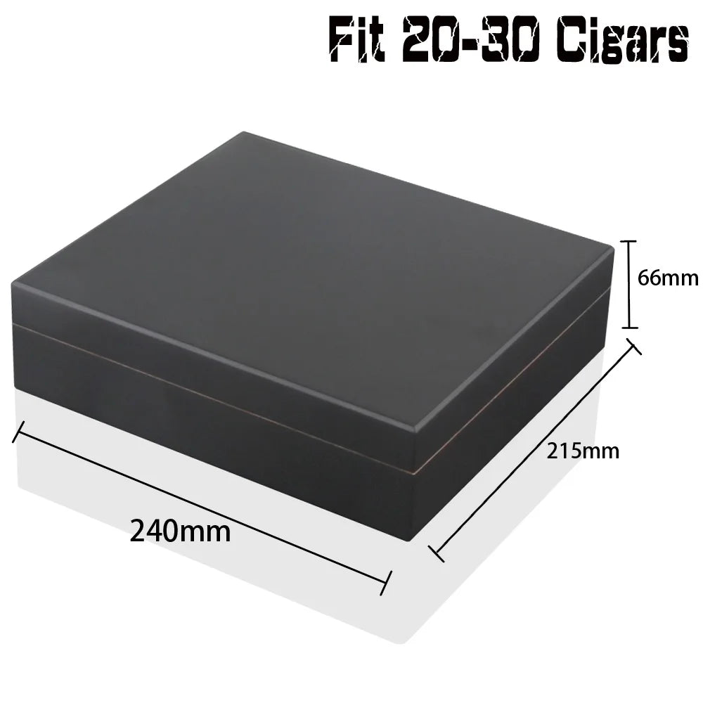 Spain Cedar Wood Cigar Humidor Box Portable Travel Cigar Case W/ Humidifier Hygrometer Cigar Humidor Sigaren Box For Cigars
