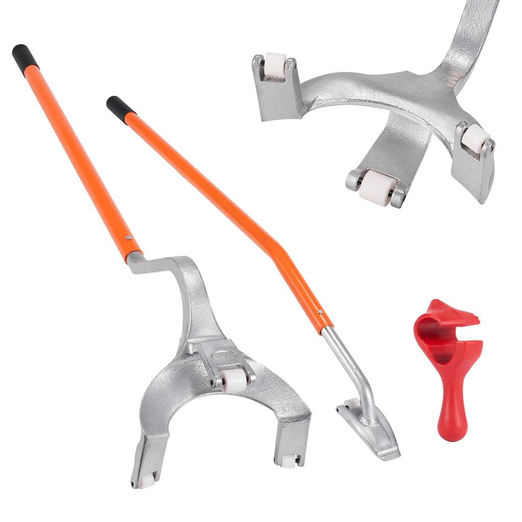 SucceBuy Tire Mount Demount Tool 22.5"-24.5" Manual Steel Tire Changer Mount Demount Removal Tool Tire Changing Tubeless Tire