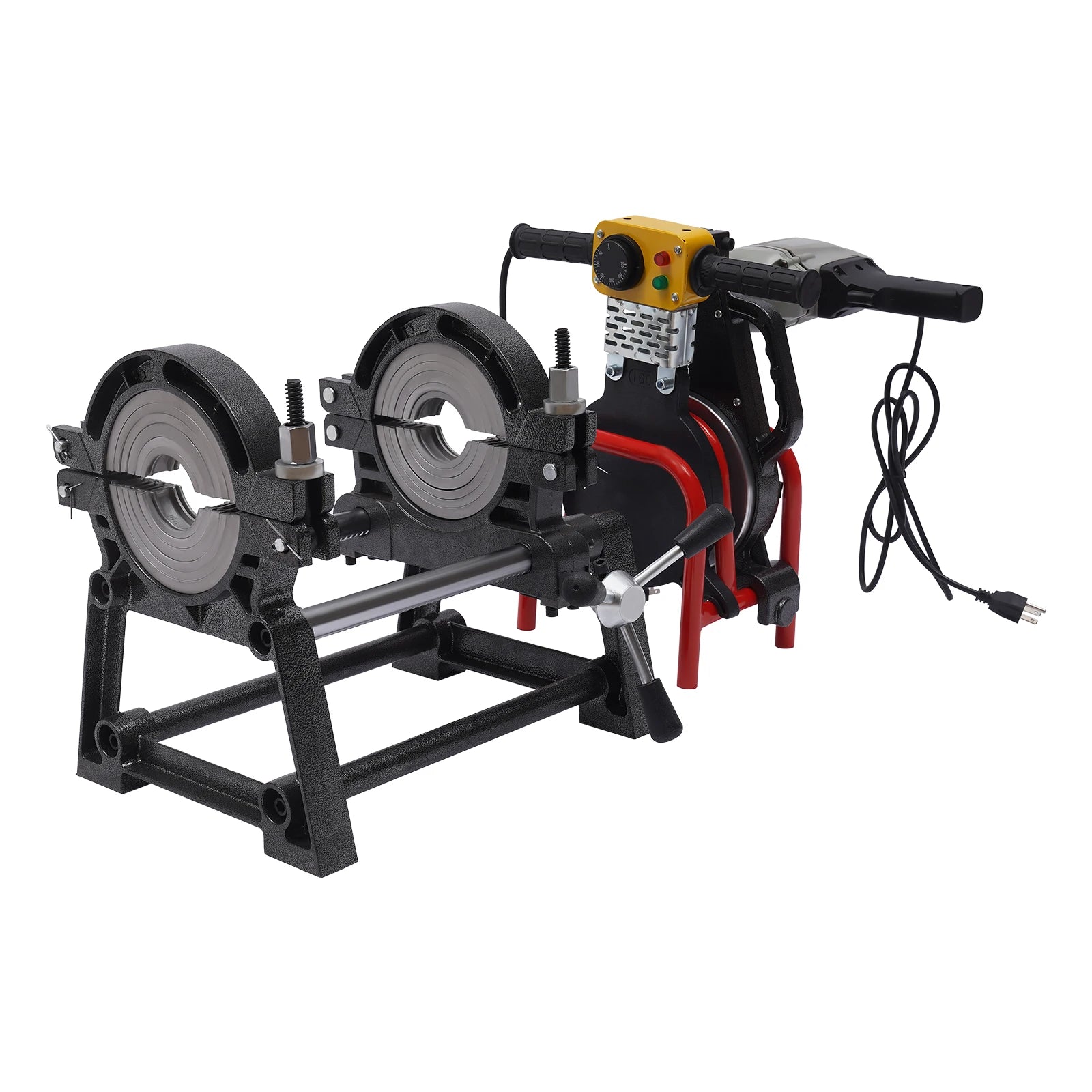 Double Ring Pipe-Fusion-Welder Manual Operated Button Fusion Welding Machine for Pipes