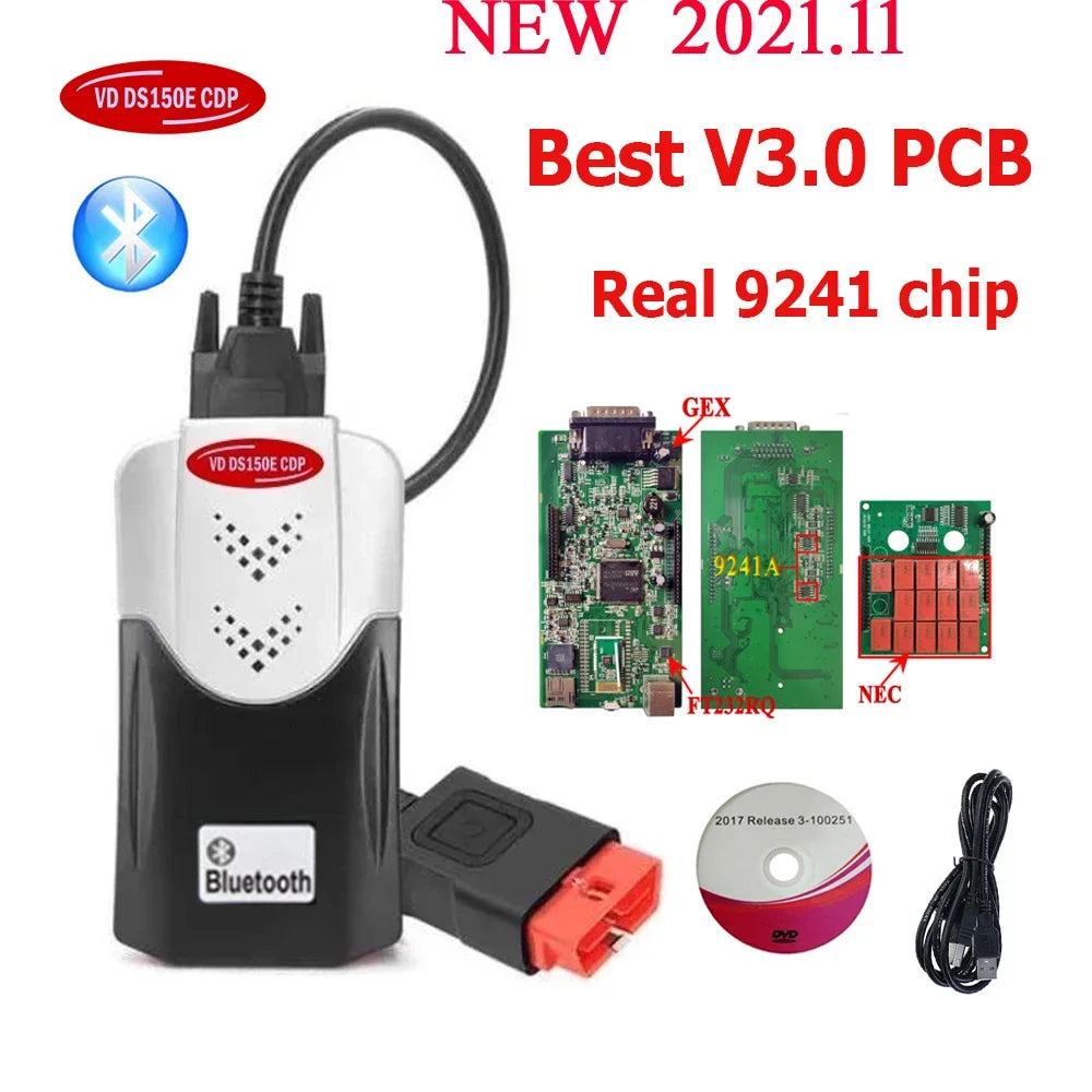 vd Ds150e cdp 2023 TNESF DELPHIS ORPDC  Diagnostic Tool New VCI with KEYGEN Bluetooth Obd2 Scanner  Car Truck Ds150 French