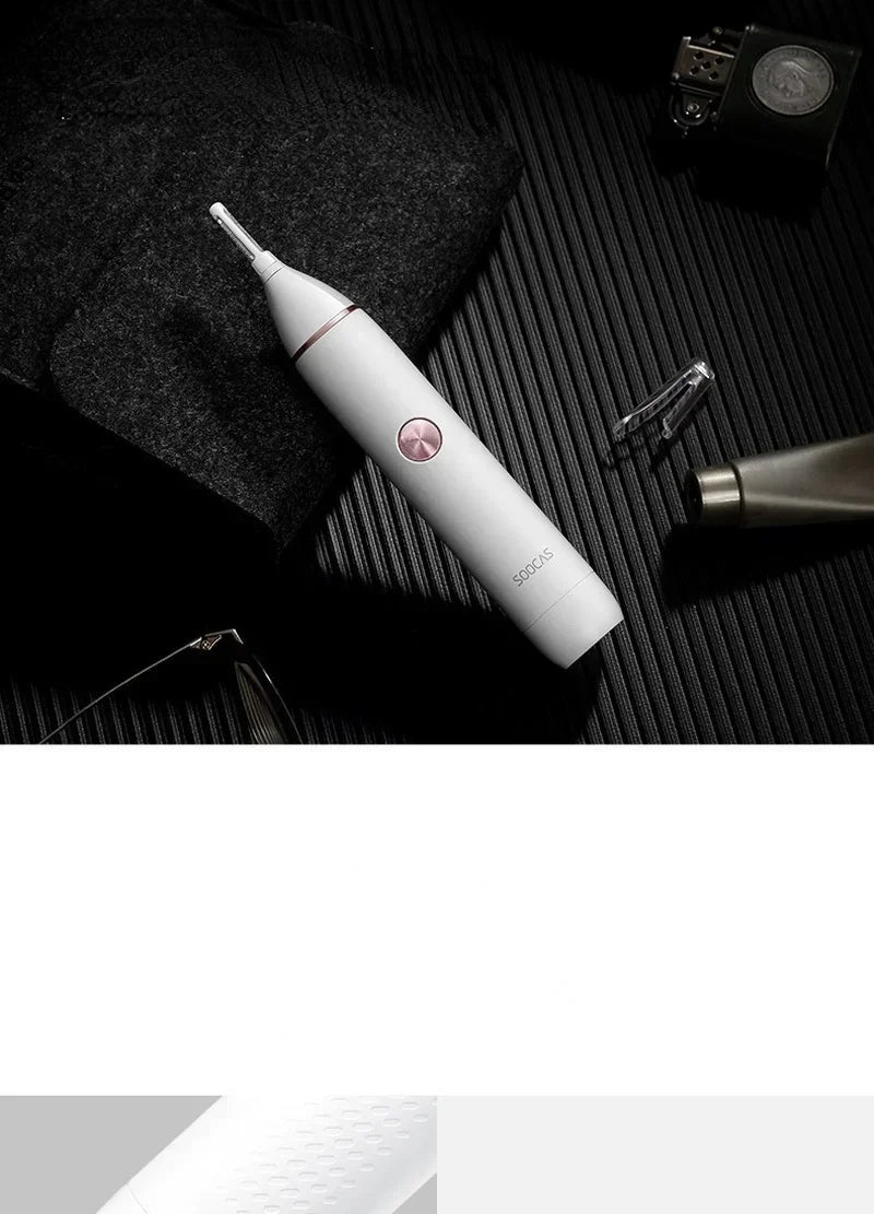 Nose Hair Trimmer Electric Eyebrow Shaver Ears Hair Razor Portable Clipper Removal Safe Cleaning for Man