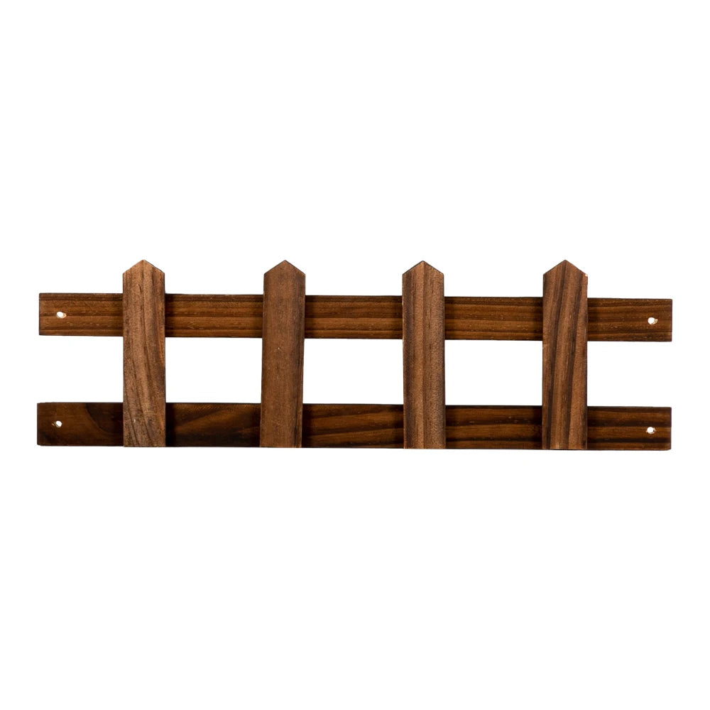 Artisasset 6-Story 11-Seat Indoor And Outdoor Multifunctional Carbonized Wood Plant Stand