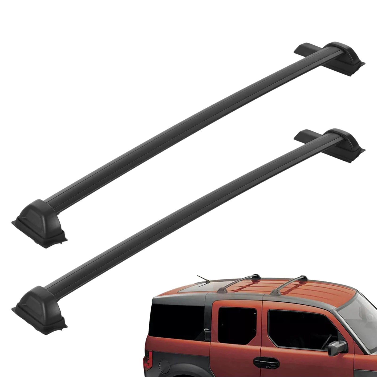 Car Roof Cross Bars Aluminium Alloy Rack for Car top Roof Luggage Lightweight Travelling Vehicle Rooftop Cargo Carrier a pair