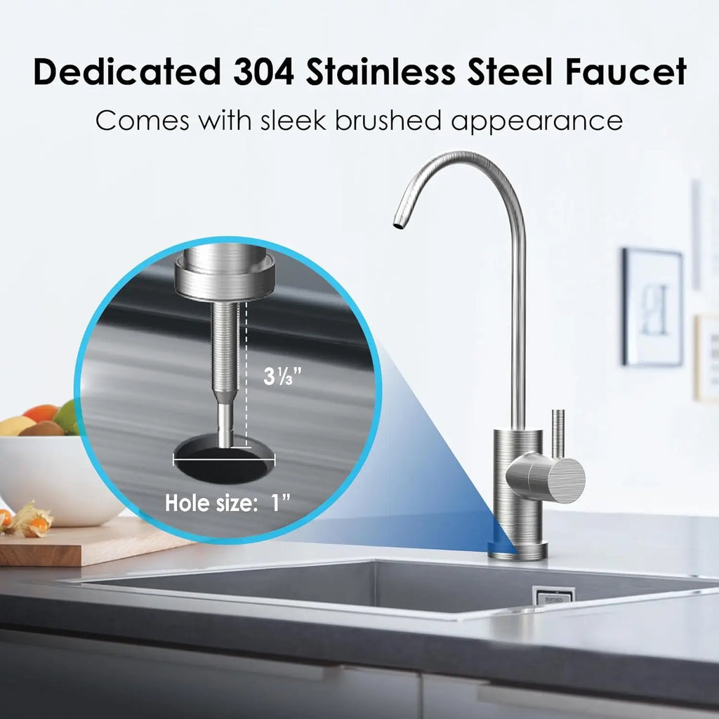 Waterdrop 10UB Under Sink Water Filter, Reduces PFAS, PFOA/PFOS, Lead, Chlorine, Bad Taste, NSF/ANSI 42 Certified, 8K Gallons