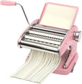 Pasta Maker Machine Adjustable Thickness Settings, Adjustable Clamp, Stainless Steel Construction for Spaghetti, Lasagna