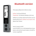 MILESEEY M120 Laser Tape measure,30M 40M Metal Texture Bluetooth Laser Distance Meter,suit for Designers, DIY enthusiasts