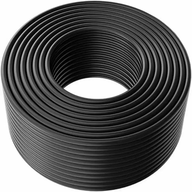 PowMr 6mm² 30m 100m Solar PV Cable Black Red 10AWG Solar PV Wire IP68 Extension Solar System Photovoltaic System TUV Copper Wire
