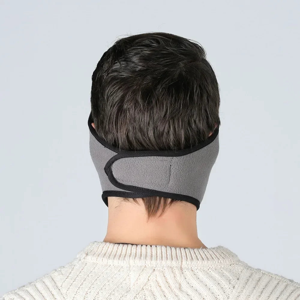 Winter Outdoor Sports Thermal Face Mask Fleece Ear Warmer Cover Fleece Earmuffs Riding Cycling Ski Mask  Balaclava for Men Women