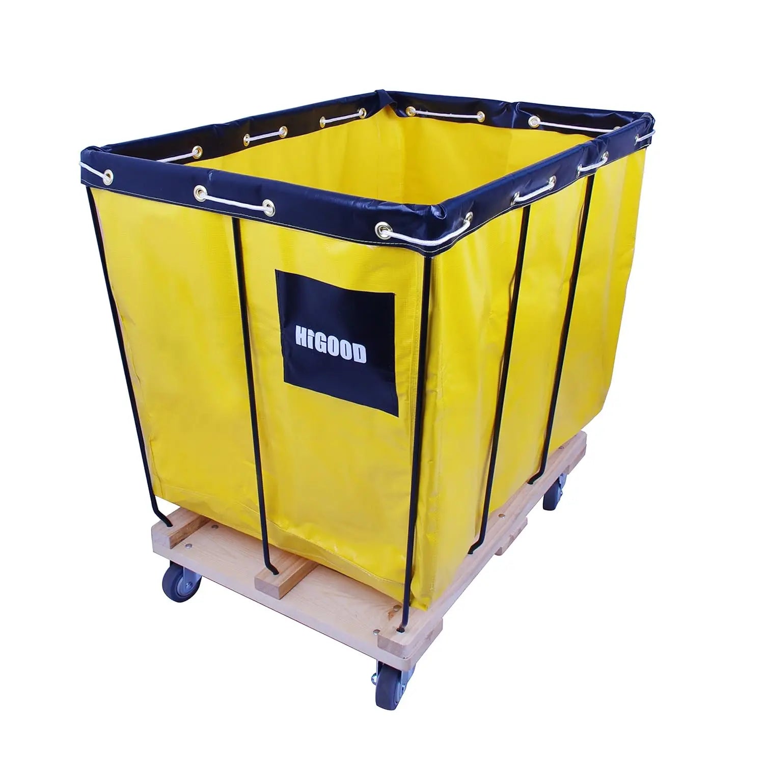 Basket Trucks,Service Carts Yellow 12 Bushel Knock Down Truck,Carts, 15.0 Cu. Ft, 600 Lb, 36"" L X 26"" W X 34"" H Capacity