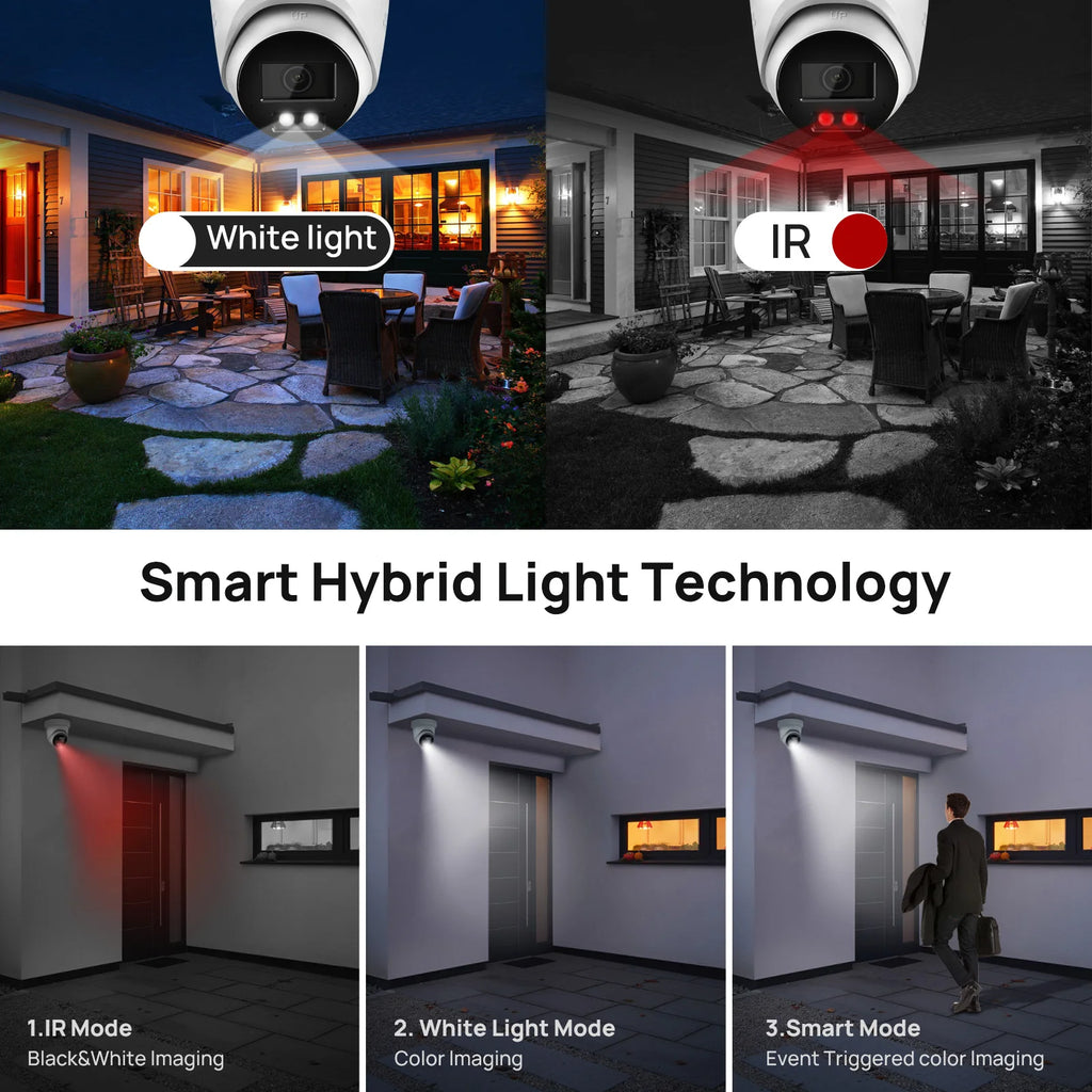 NEW Original Hikvision 4MP DS-2CD2347G3-LI2UY&8MP DS-2CD2387G3-LI2UY Smart Hybrid Light with ColorVu Fixed Turret Network Camera