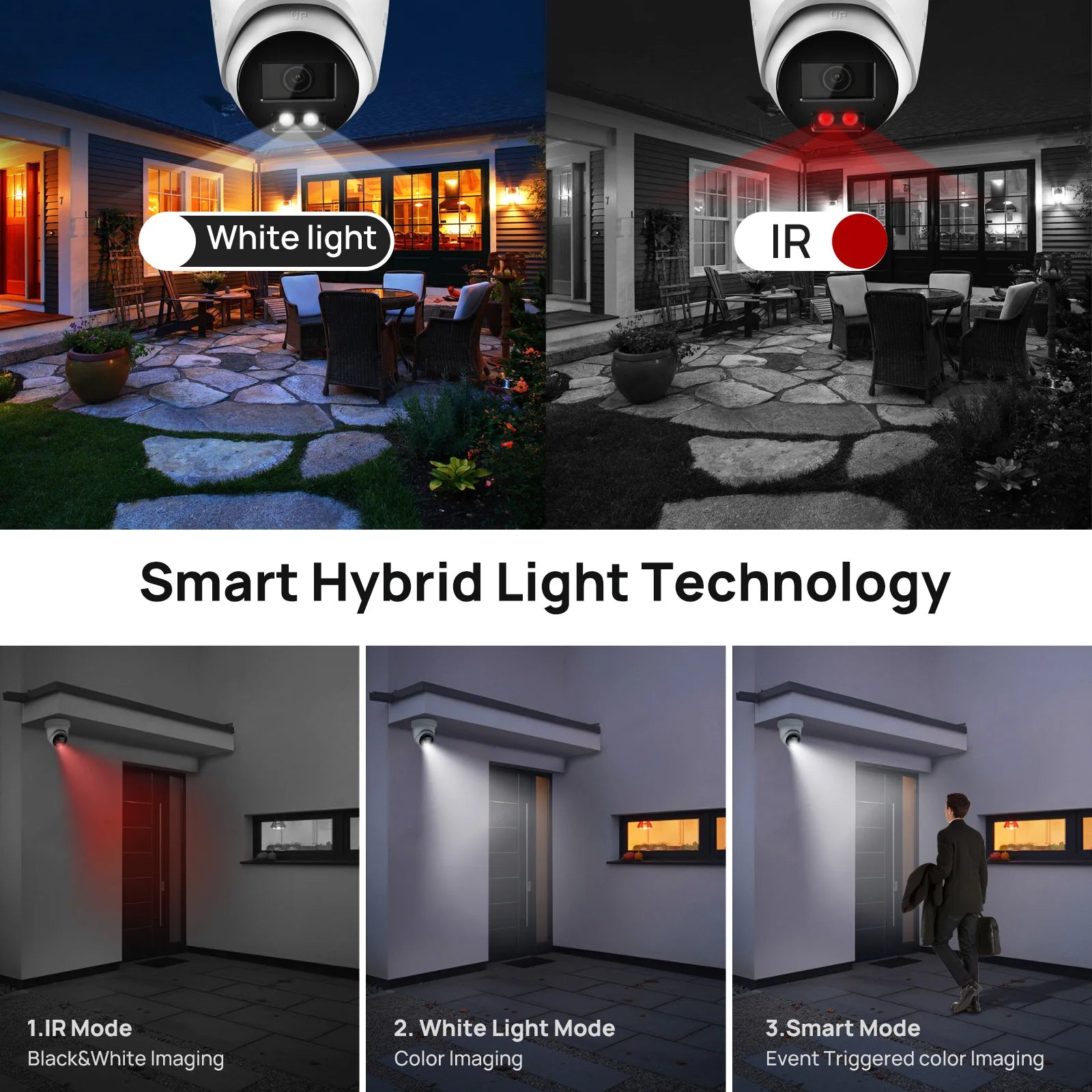 NEW Original Hikvision 4MP DS-2CD2347G3-LI2UY&8MP DS-2CD2387G3-LI2UY Smart Hybrid Light with ColorVu Fixed Turret Network Camera