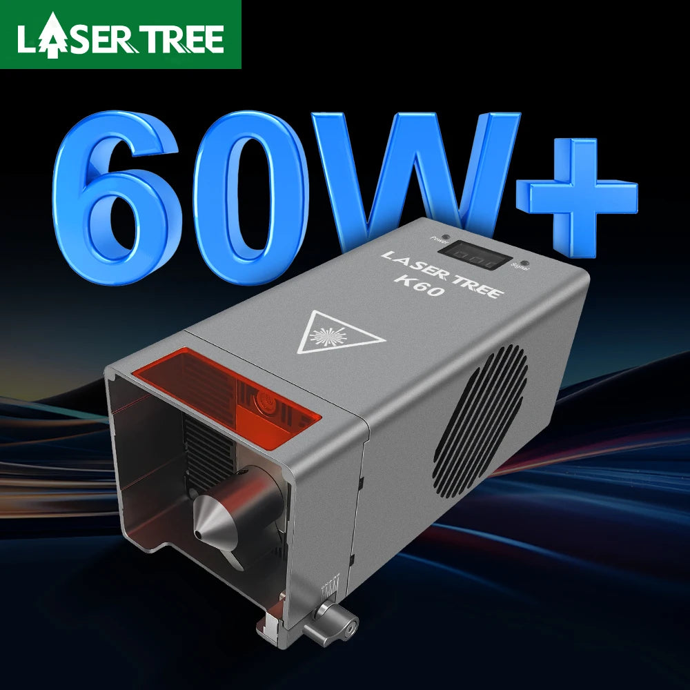 LASER TREE K60 60W Optical Power Laser Module Adjustable 20W/40W Power For CNC Laser Engraver Cutting Woodworking DIY Tools