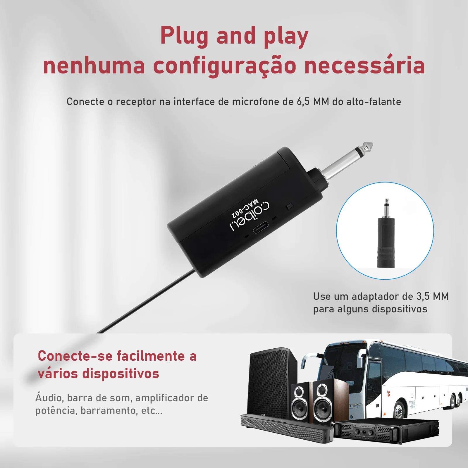 Professional Wireless Microphone For PC Gaming 210-270V 10ppm 40-18000Hz Brazil Wireless Microphone
