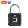 Anti Theft Padlock Keyless with Tuya APP Fingerprint Padlock Waterproof Battery-powered for Home Dormitory Factory Workshops