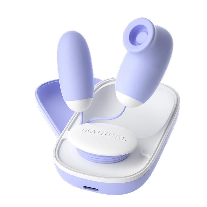 Sex Toy for Women Vibrating Egg Clitoris Sucker 2 In 1 Vagina Massager G Spot Stimulation Female Adult Goods